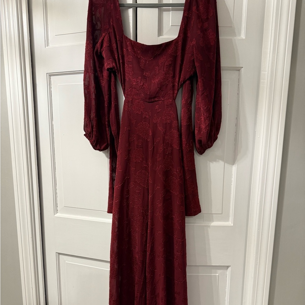 Audrey Parks medium gorgeous, maroon dress